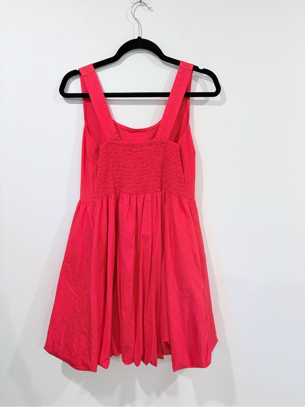 La Piccola Creativa Made in Italy Red Cotton Fit & Flare Bubble Hem Dress M - Picture 3 of 12